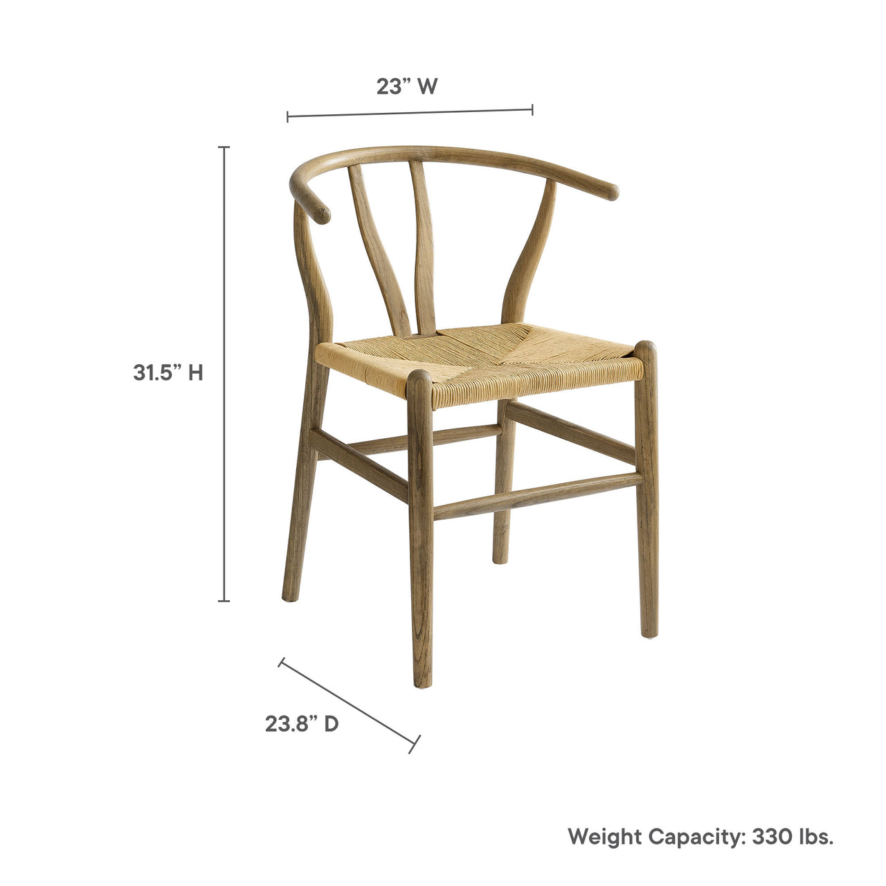 Shaker Dining Chair, Weathered Gray