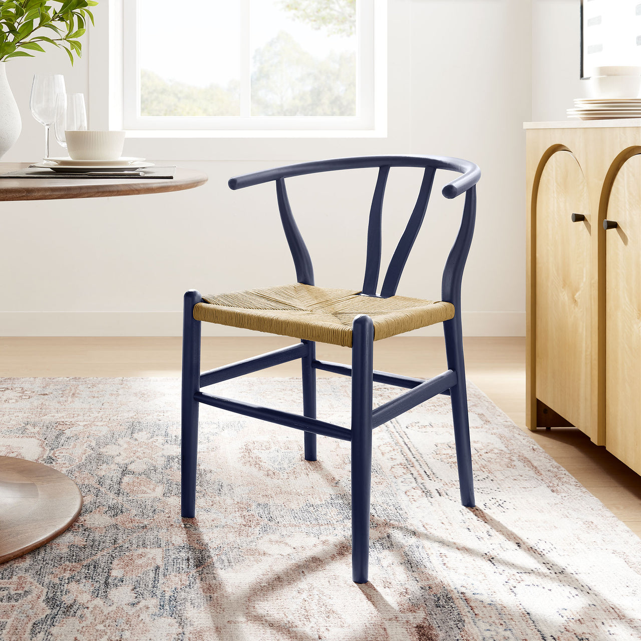 Shaker Dining Chair, Dark Blue