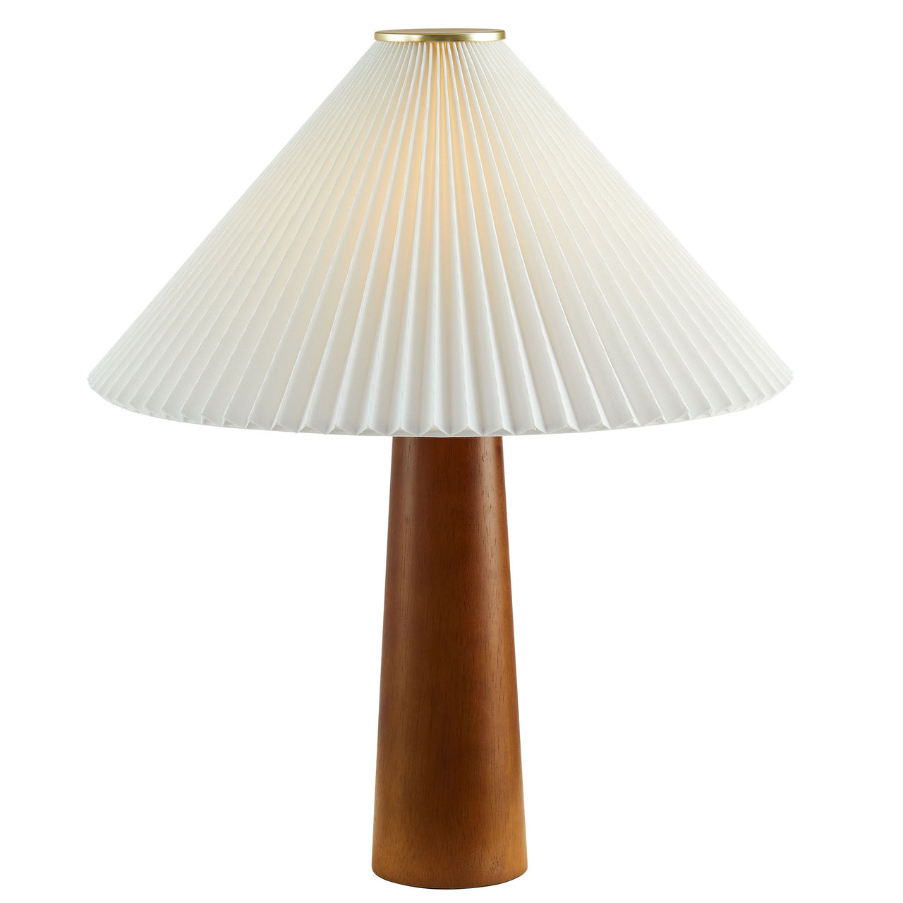 Fiorelle Table Lamp, Walnut