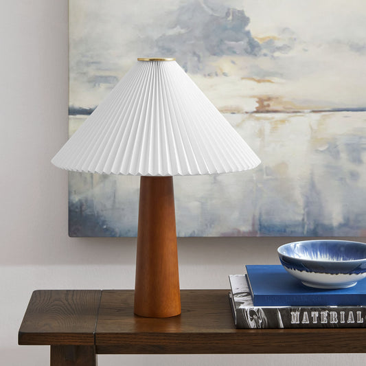 Fiorelle Table Lamp, Walnut