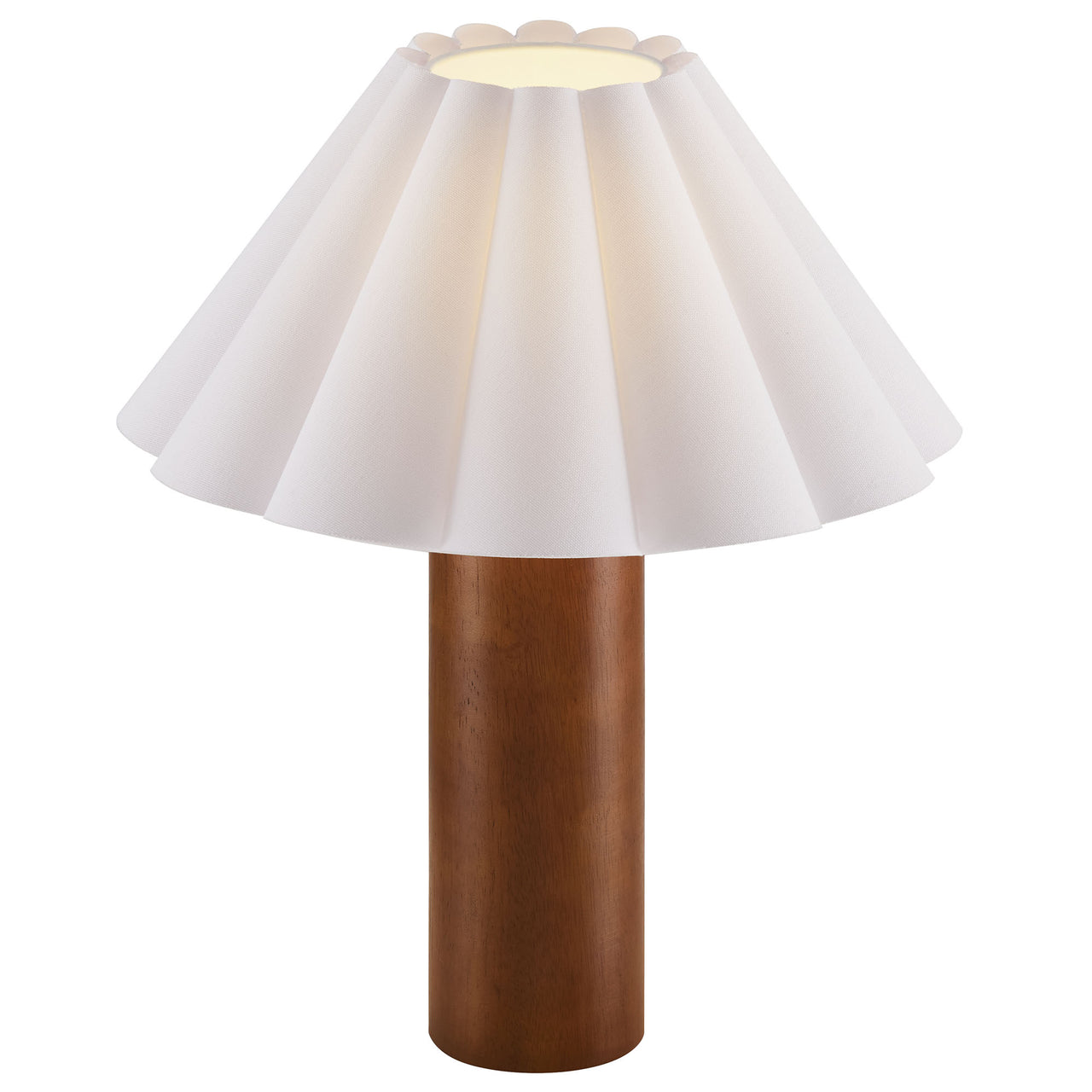 Velarique Table Lamp, Walnut
