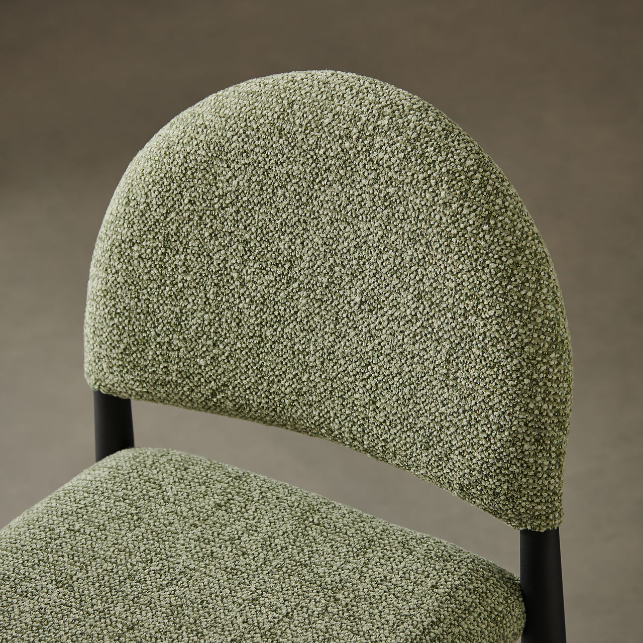 Nali Fabric Counter Stool, Black & Leaf