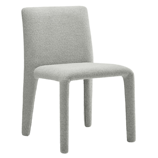 Ruba Fabric Dining Chair, Light Gray