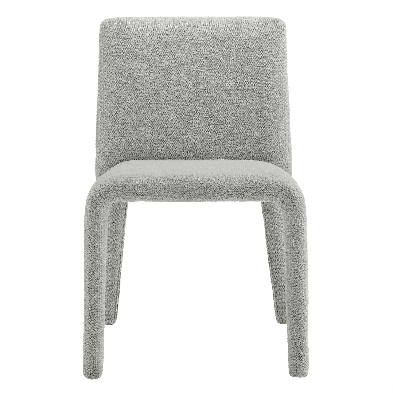 Ruba Fabric Dining Chair, Light Gray