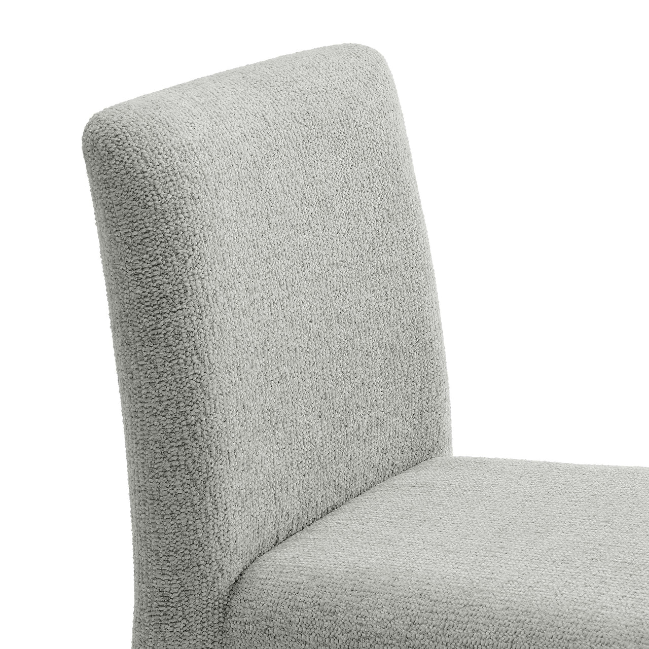 Ruba Fabric Dining Chair, Light Gray