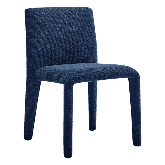 Ruba Fabric Dining Chair, Navy