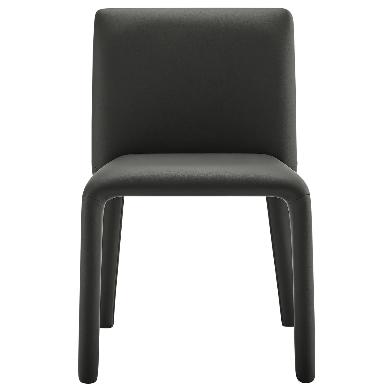 Ruba Eco-Leather Dining Chair, Black