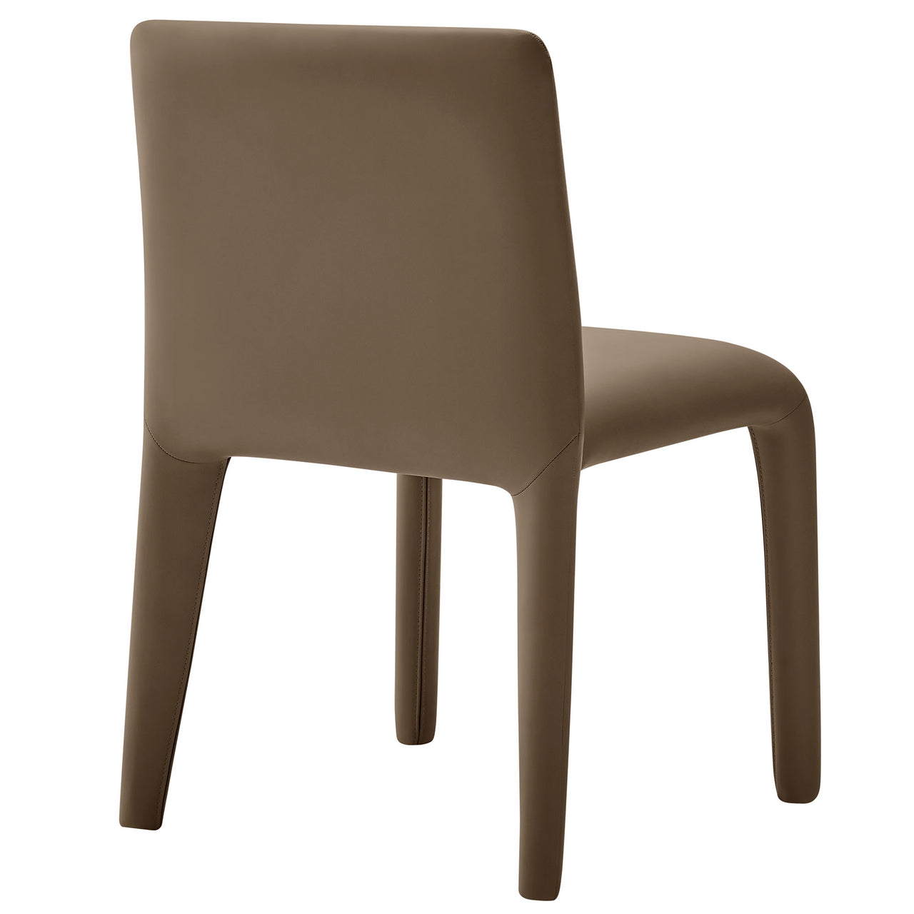 Ruba Eco-Leather Dining Chair, Mocha