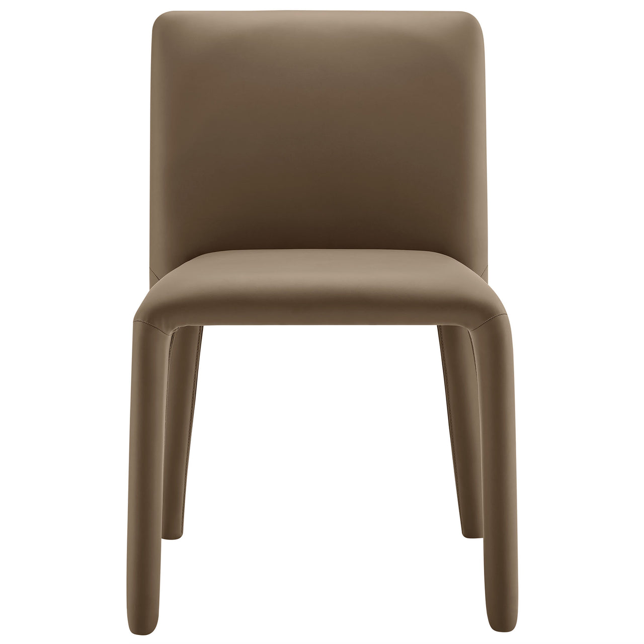 Ruba Eco-Leather Dining Chair, Mocha