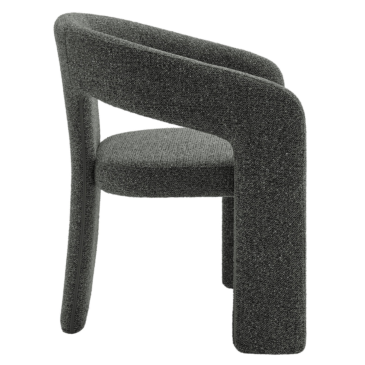 Trinity Fabric Dining Chair, Charcoal