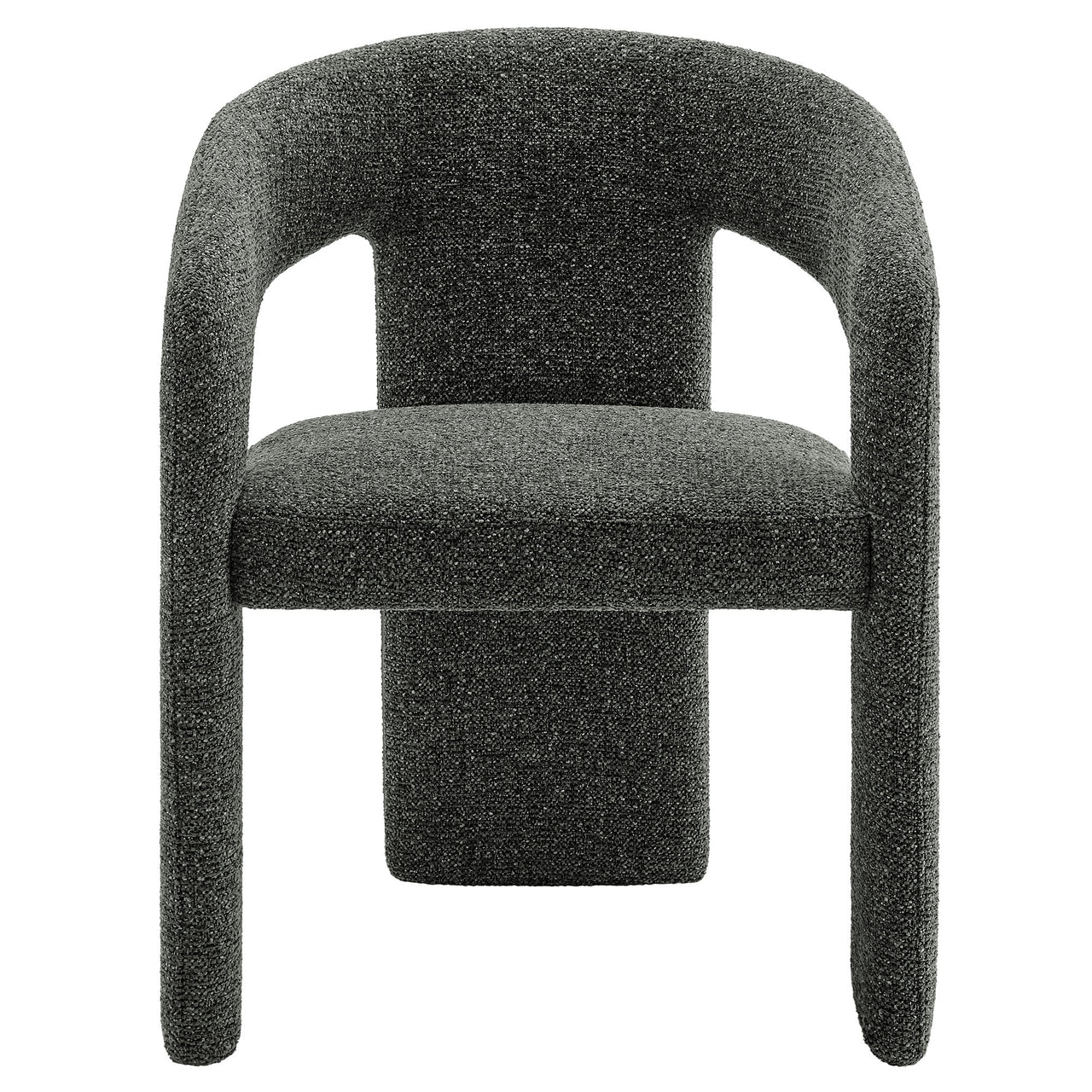 Trinity Fabric Dining Chair, Charcoal
