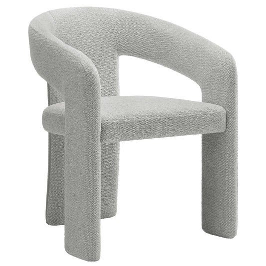 Trinity Fabric Dining Chair, Light Gray