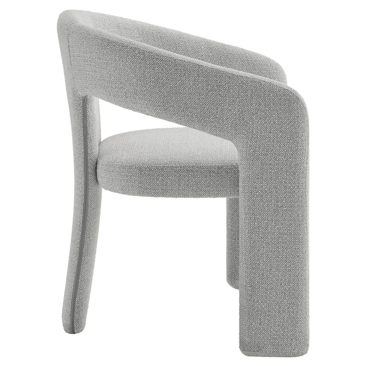 Trinity Fabric Dining Chair, Light Gray