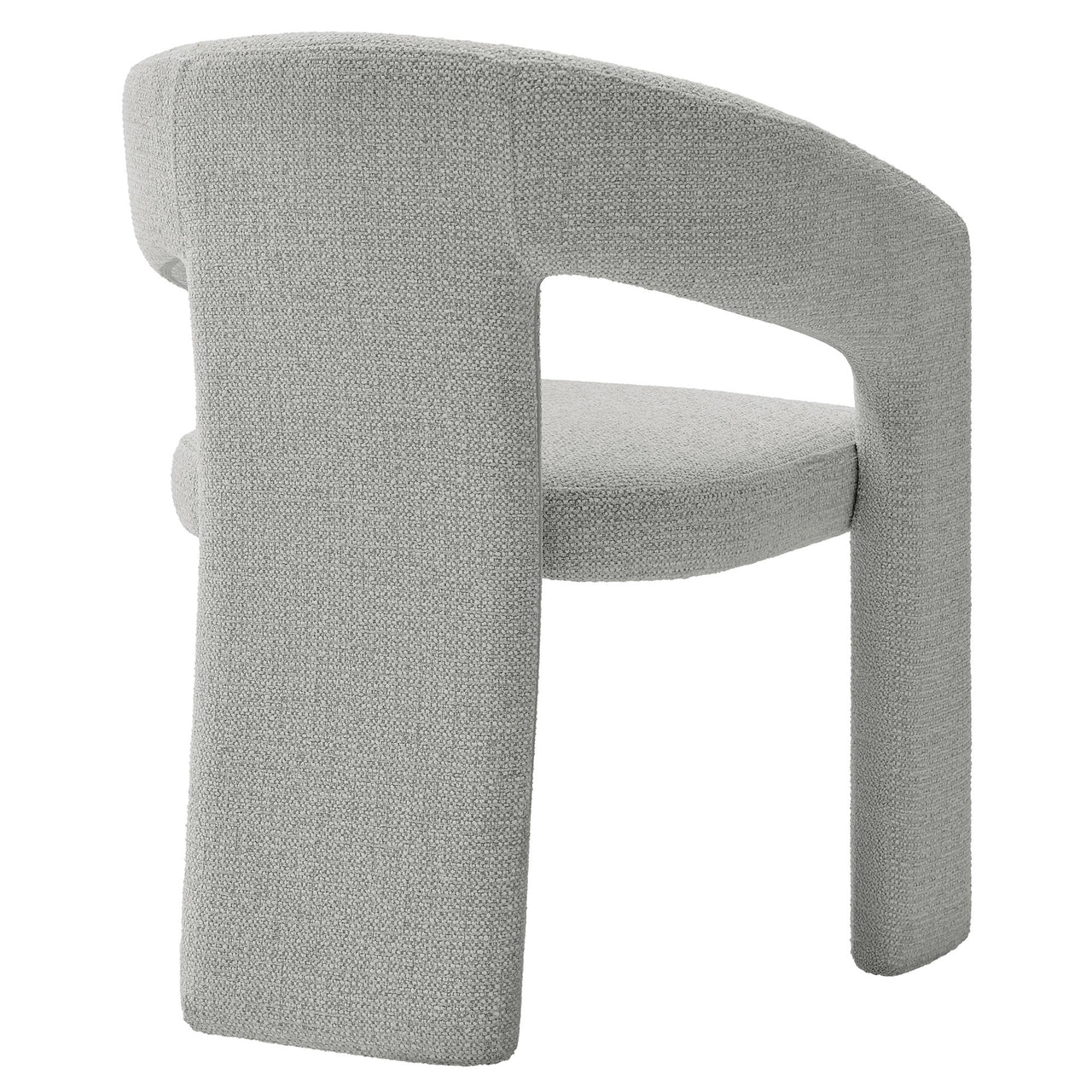 Trinity Fabric Dining Chair, Light Gray