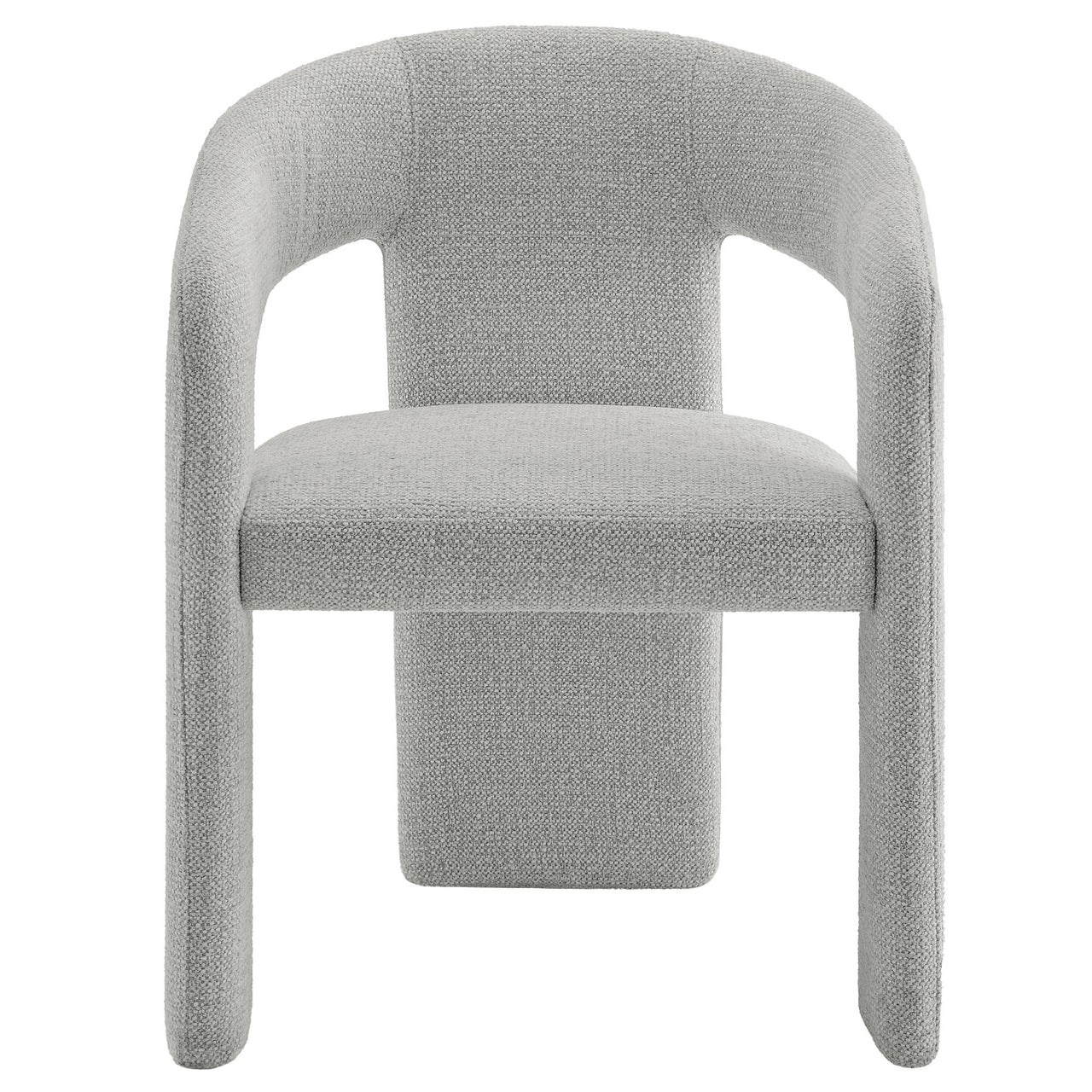 Trinity Fabric Dining Chair, Light Gray