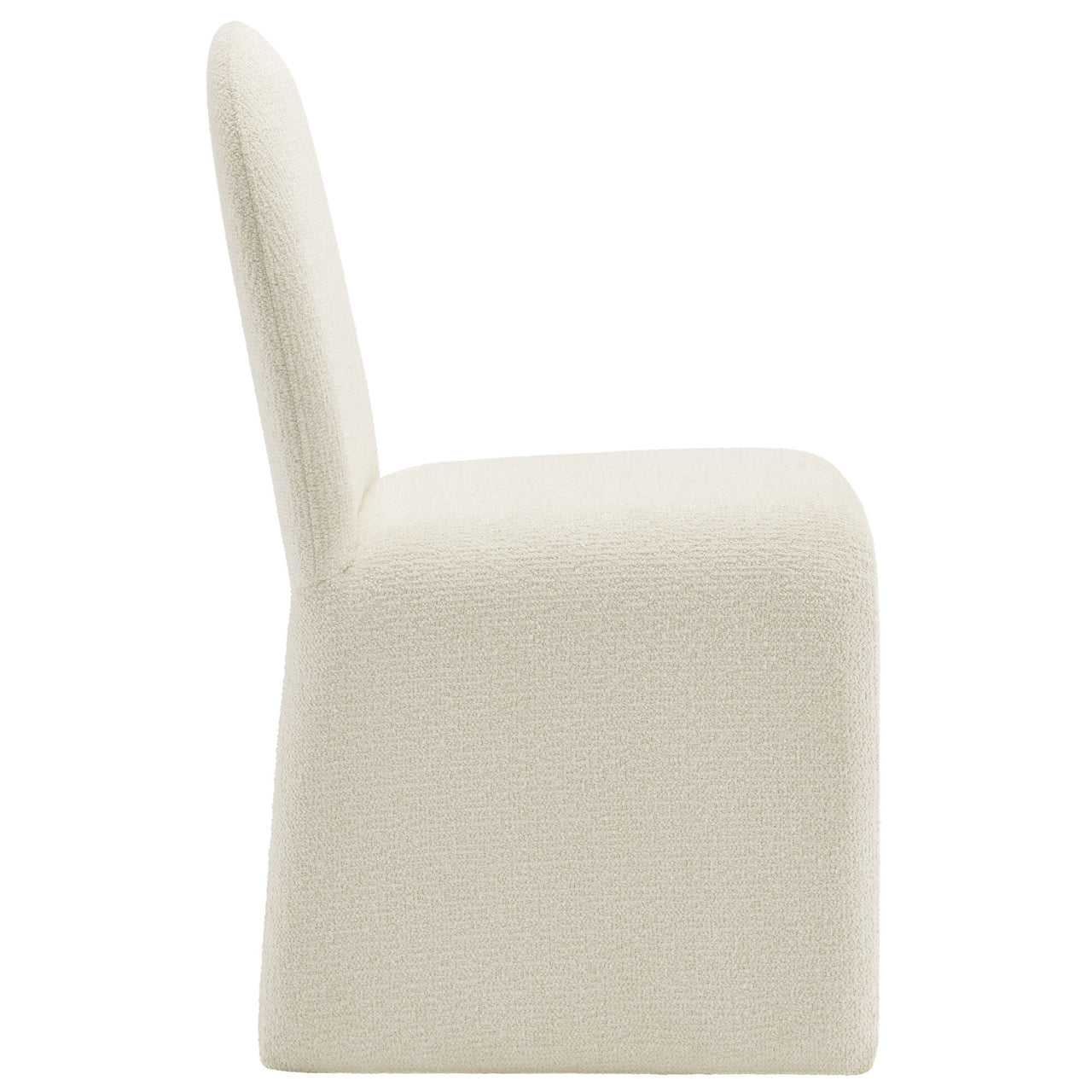 Olyndra Boucle Dining Chair, Cream