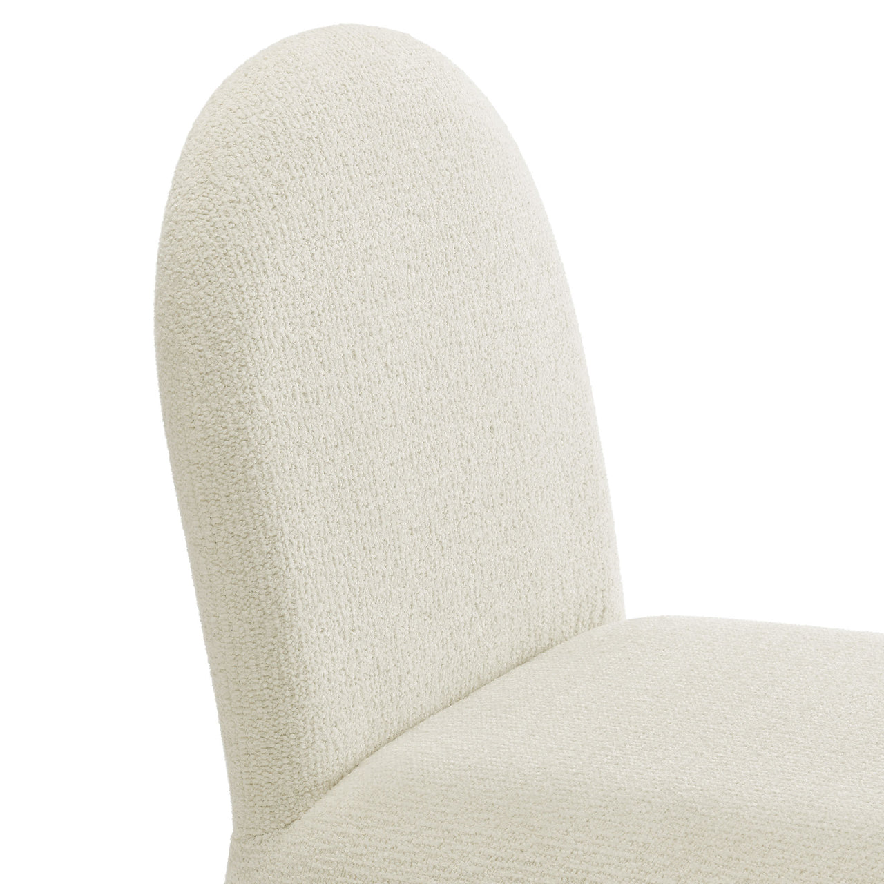 Olyndra Boucle Dining Chair, Cream
