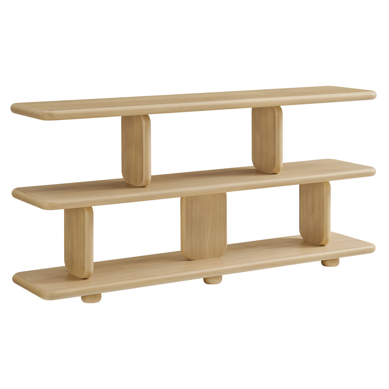 Luthienne Bookshelf, Natural Wood
