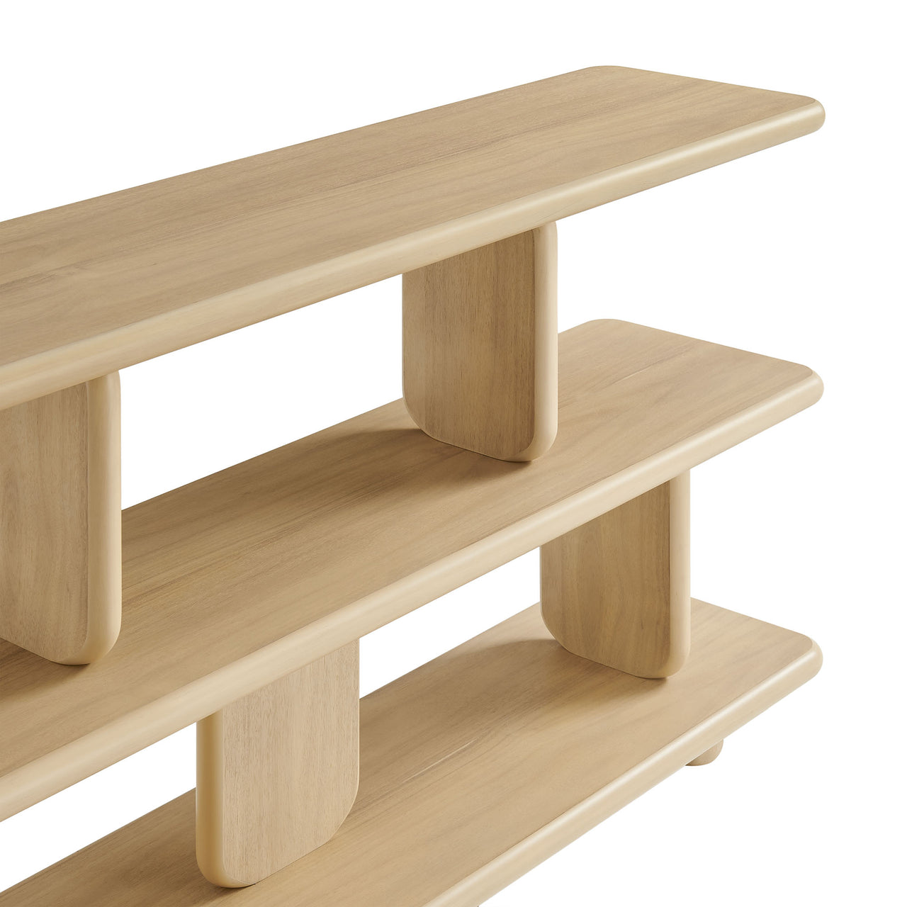 Luthienne Bookshelf, Natural Wood
