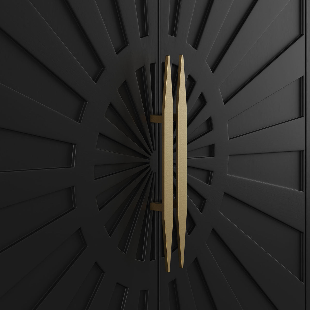 Solar Eclipse Accent Cabinet, Small, Black