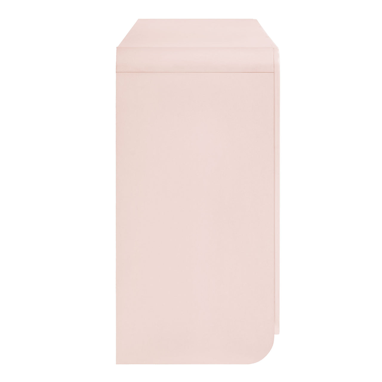 Florinelle Fluted and Petal-Carved Credenza, Pink