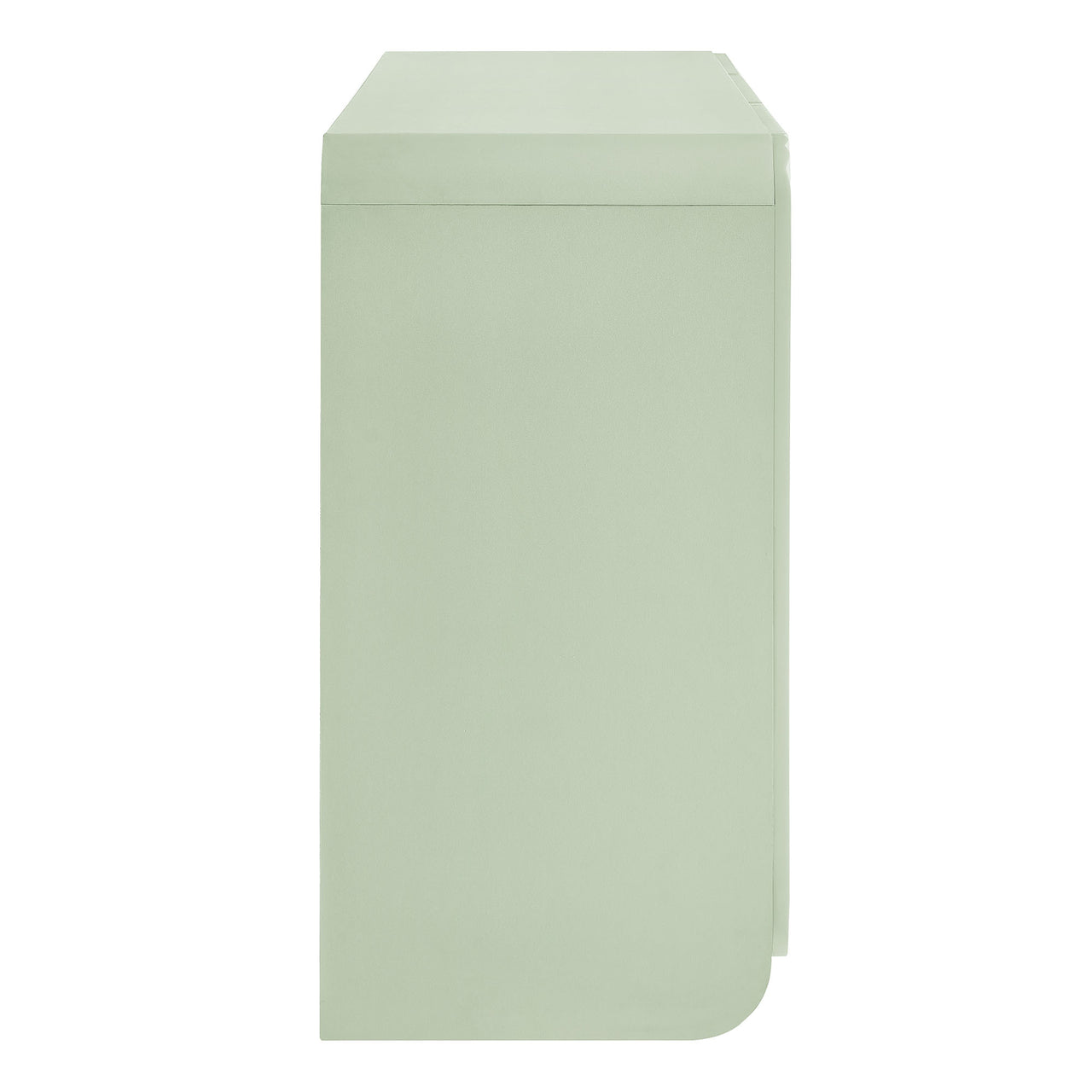 Florinelle Fluted and Petal-Carved Credenza, Sage