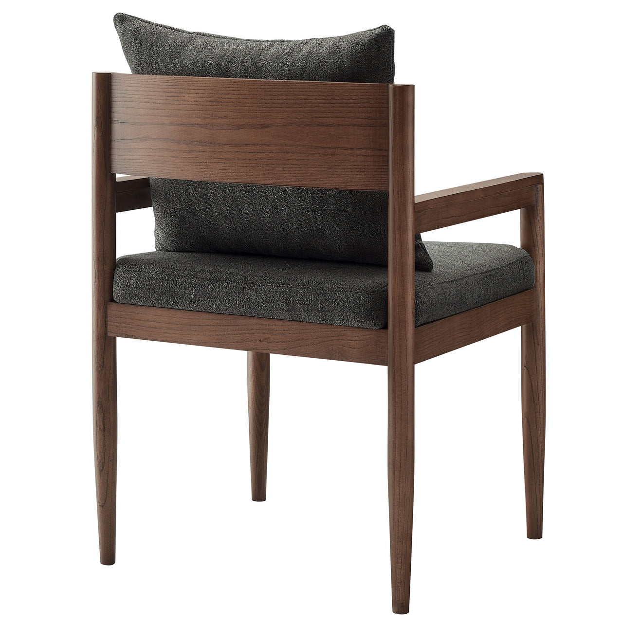 Zara Dining Armchair, Charcoal