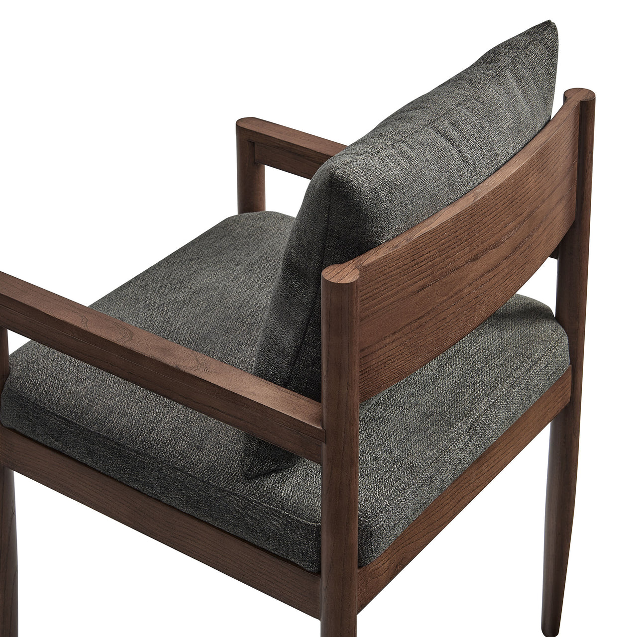 Zara Dining Armchair, Charcoal