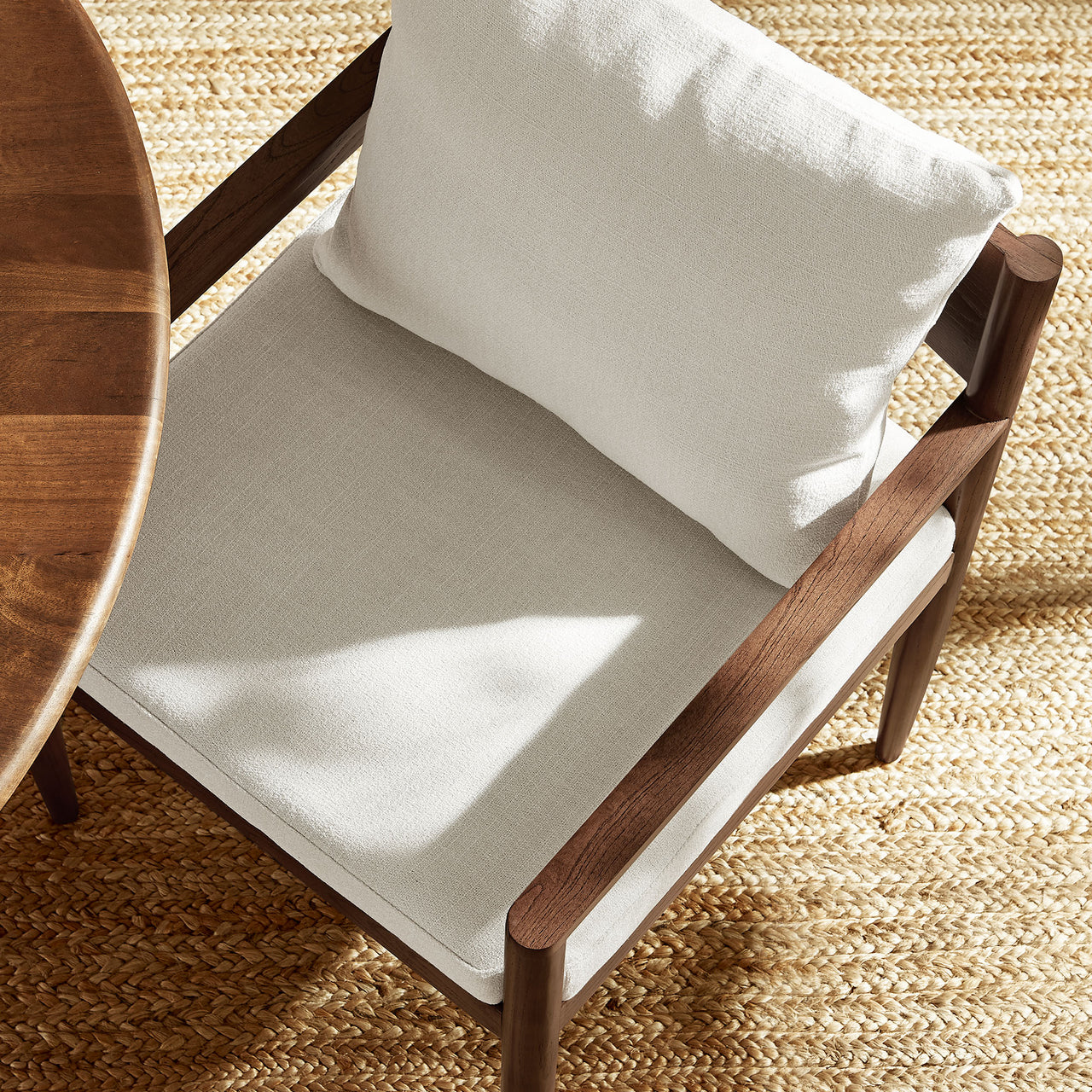 Zara Dining Armchair, Sand