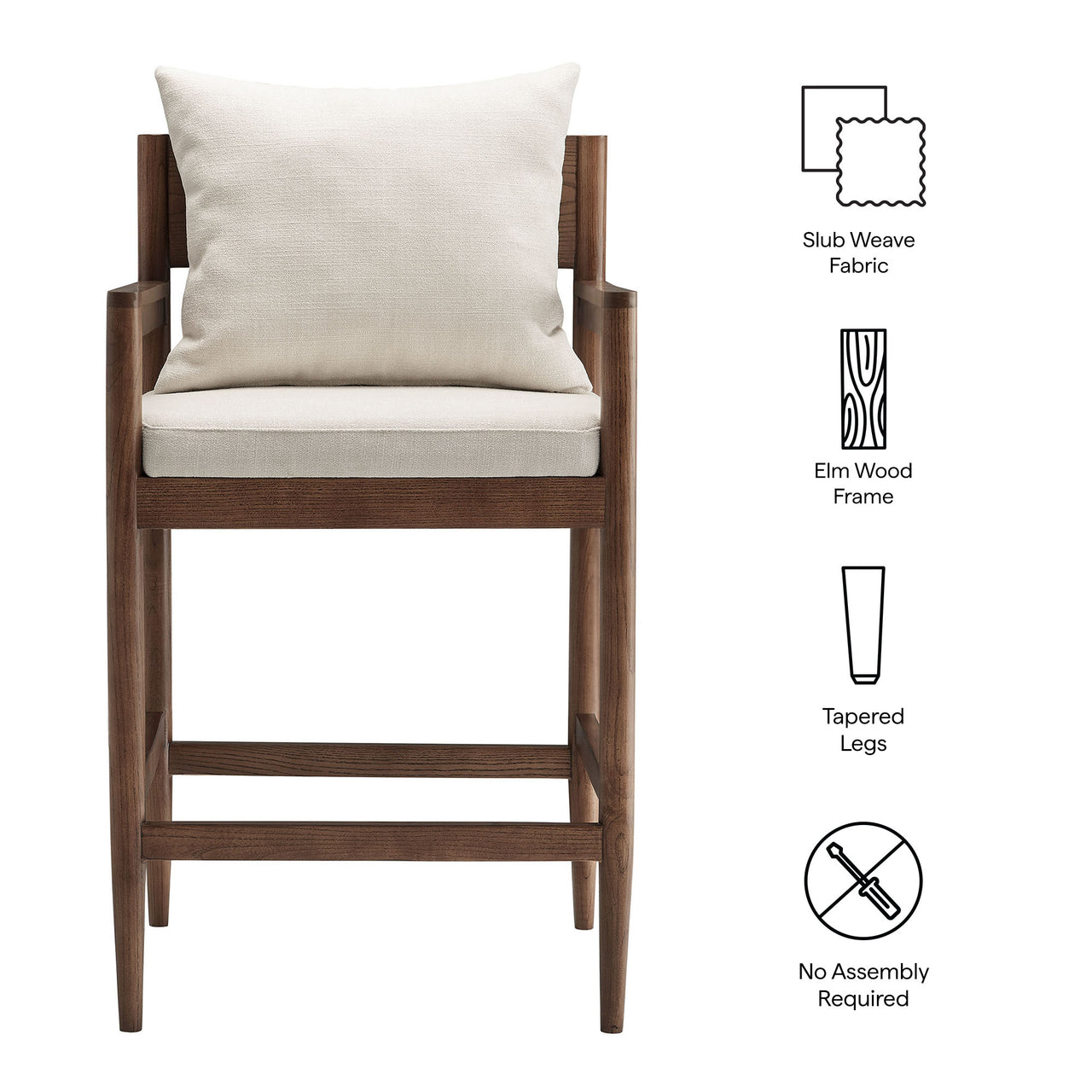 Zara Counter Stool, Sand