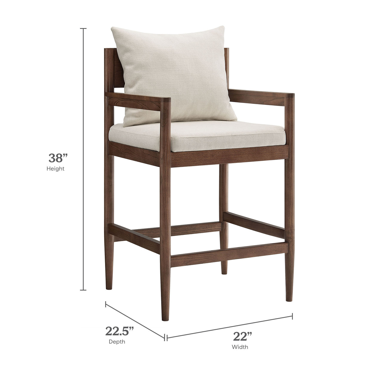 Zara Counter Stool, Sand