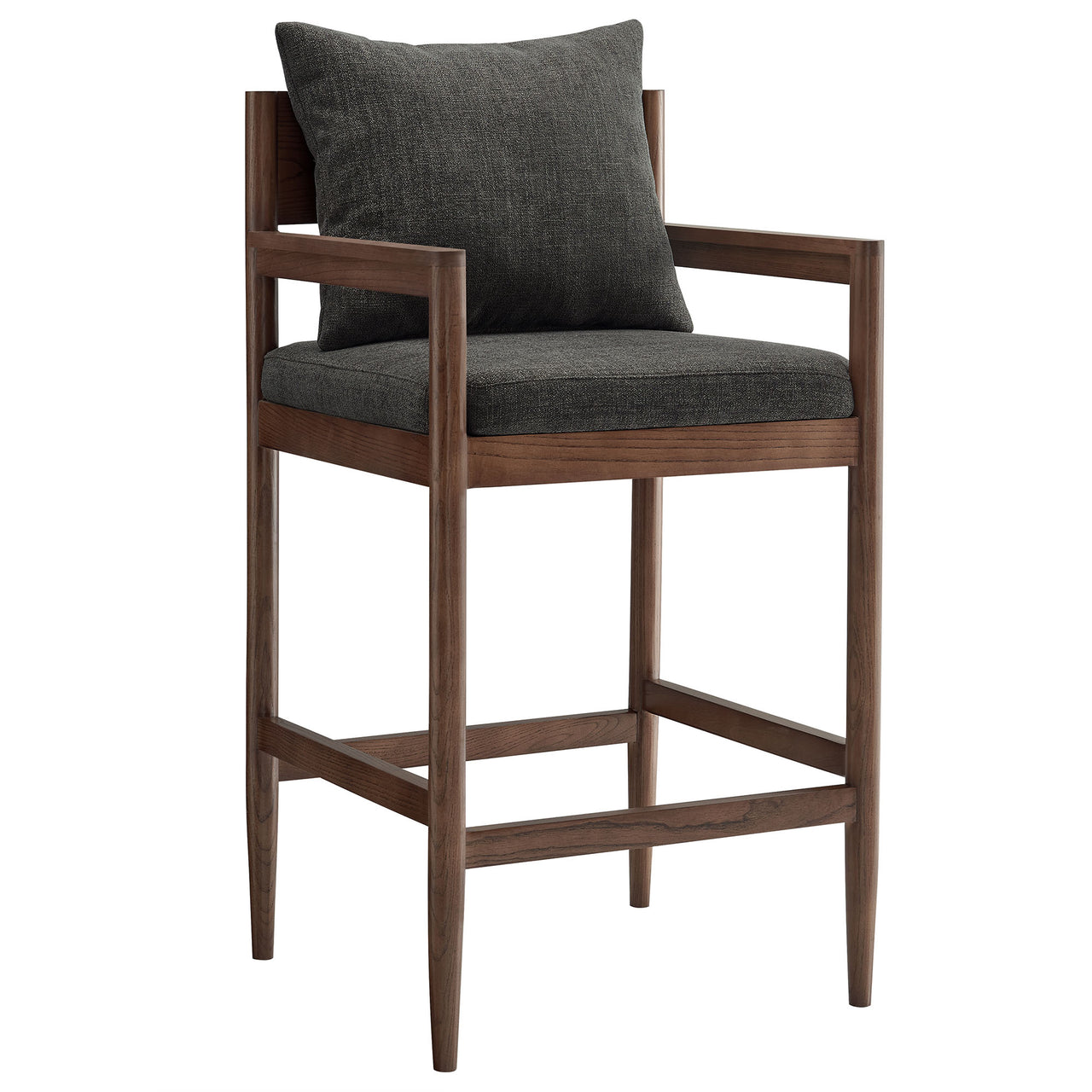 Zara Bar Stool, Charcoal