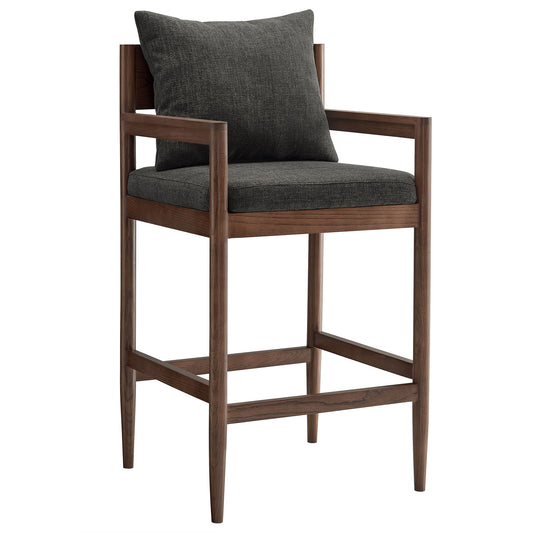Zara Bar Stool, Charcoal