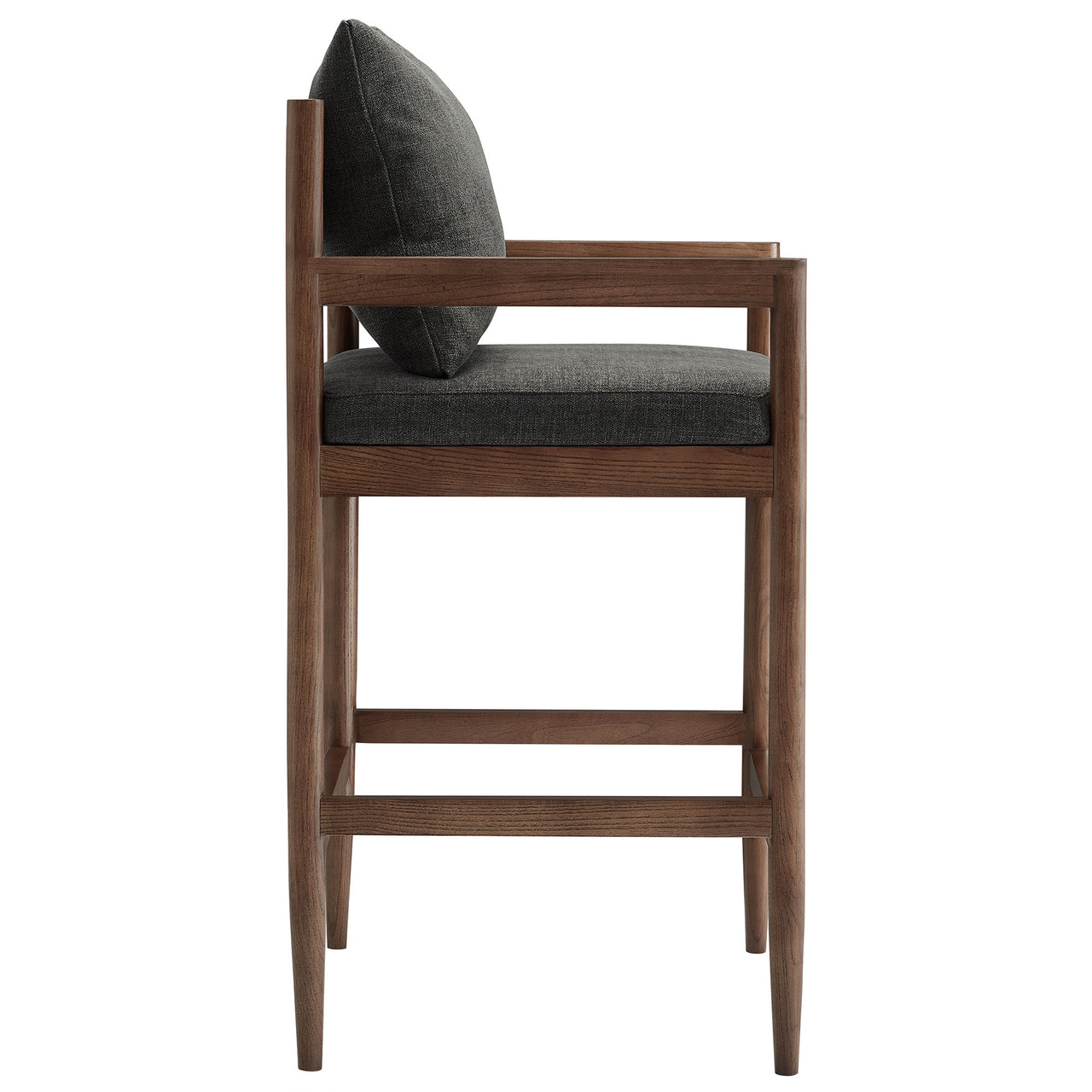 Zara Bar Stool, Charcoal