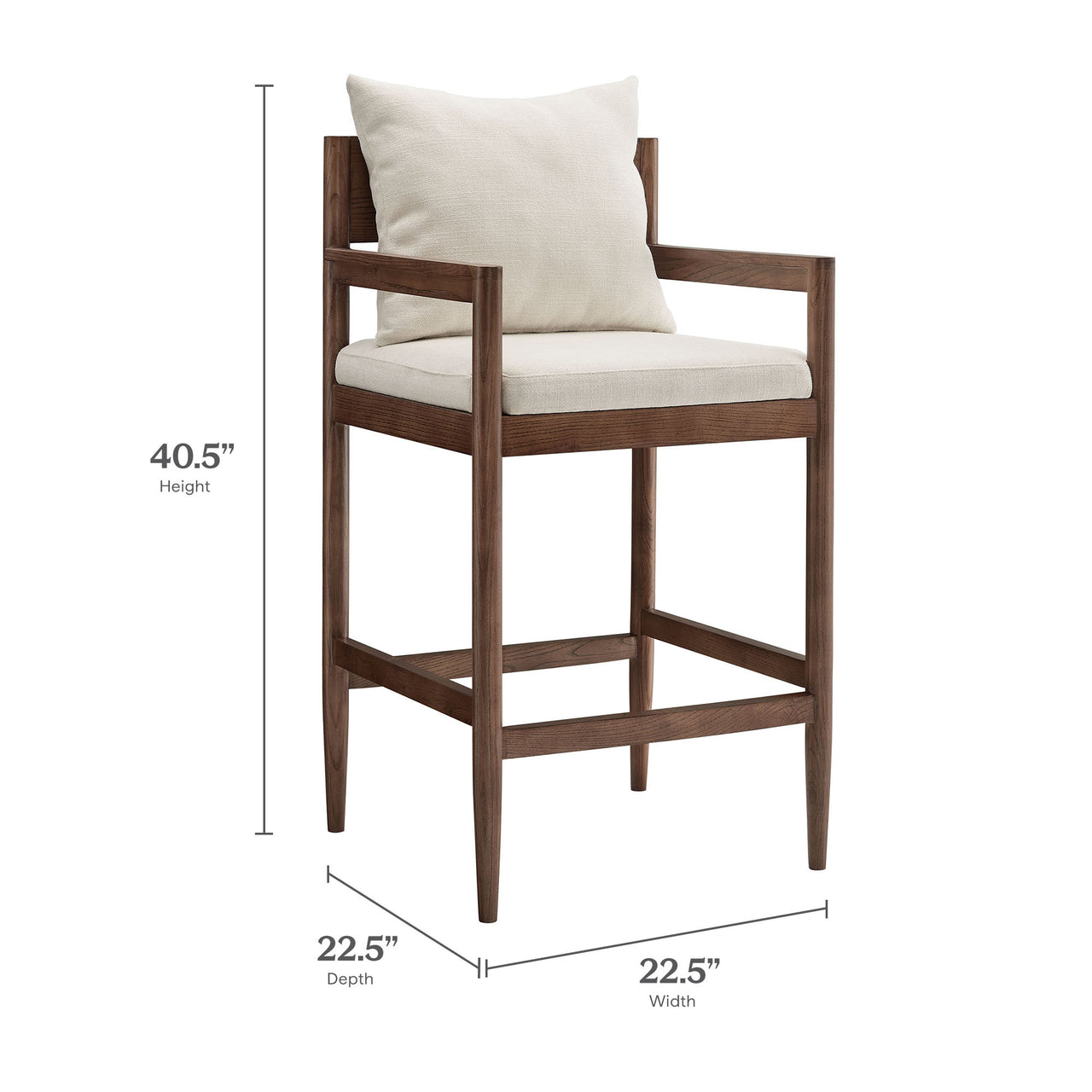 Zara Bar Stool, Sand