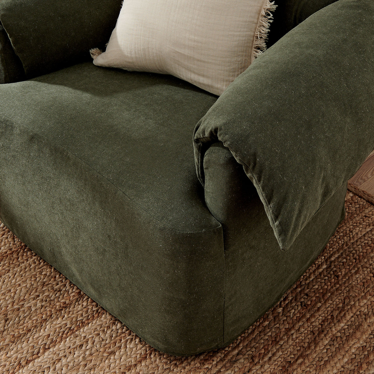 Spellcaster Fabric Accent Chair, Sage