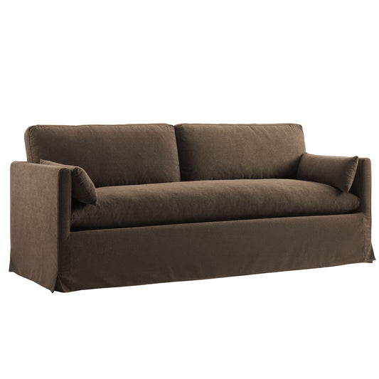 Cavari Fabric Sofa, Cocoa