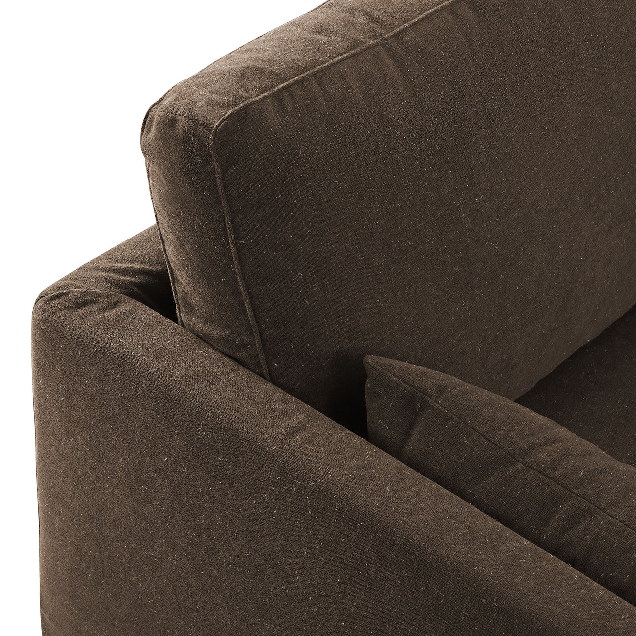 Cavari Fabric Sofa, Cocoa