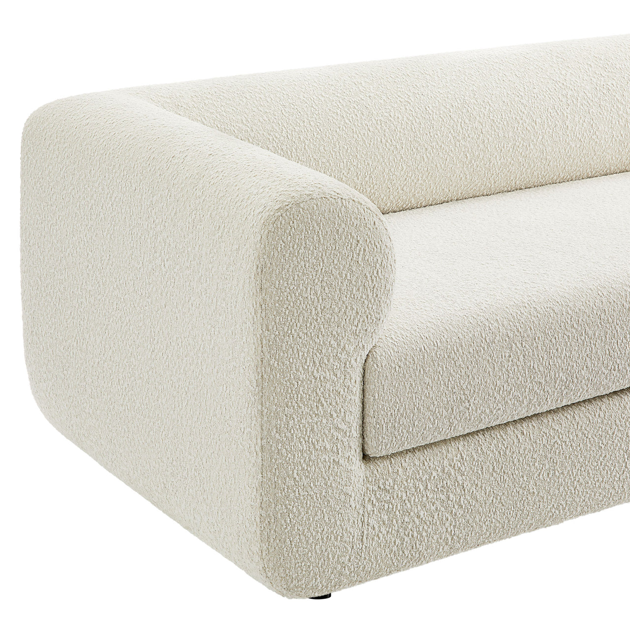 Guardian Upholstered Boucle Sofa, Ivory