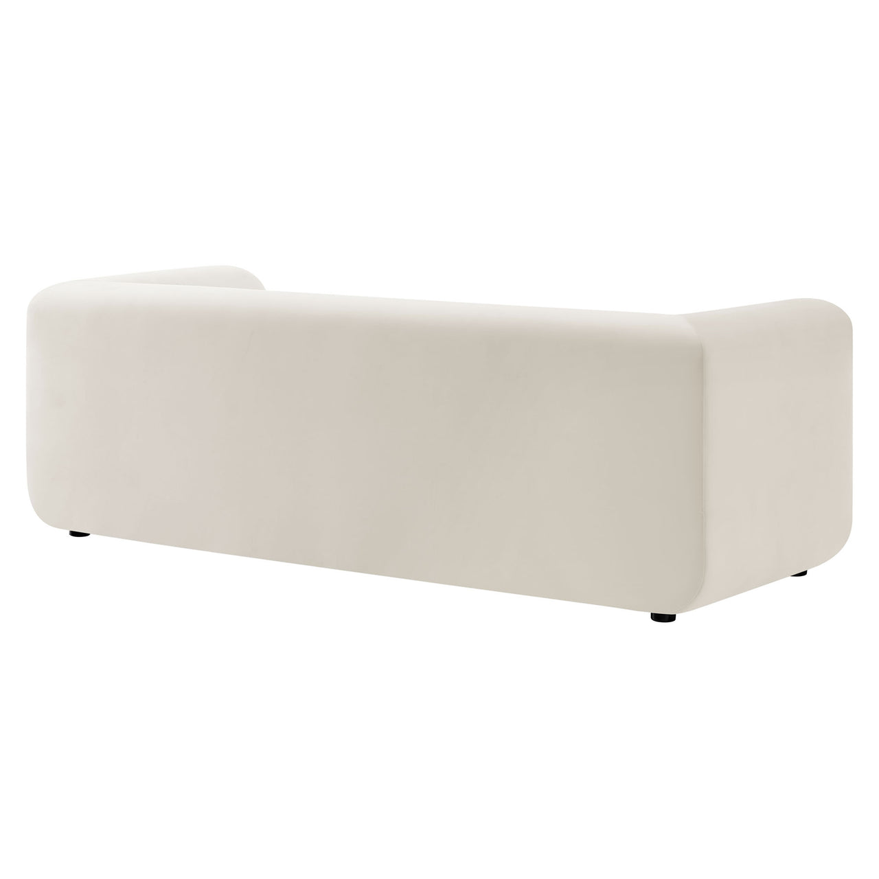 Guardian Upholstered Velvet Sofa, Chalk