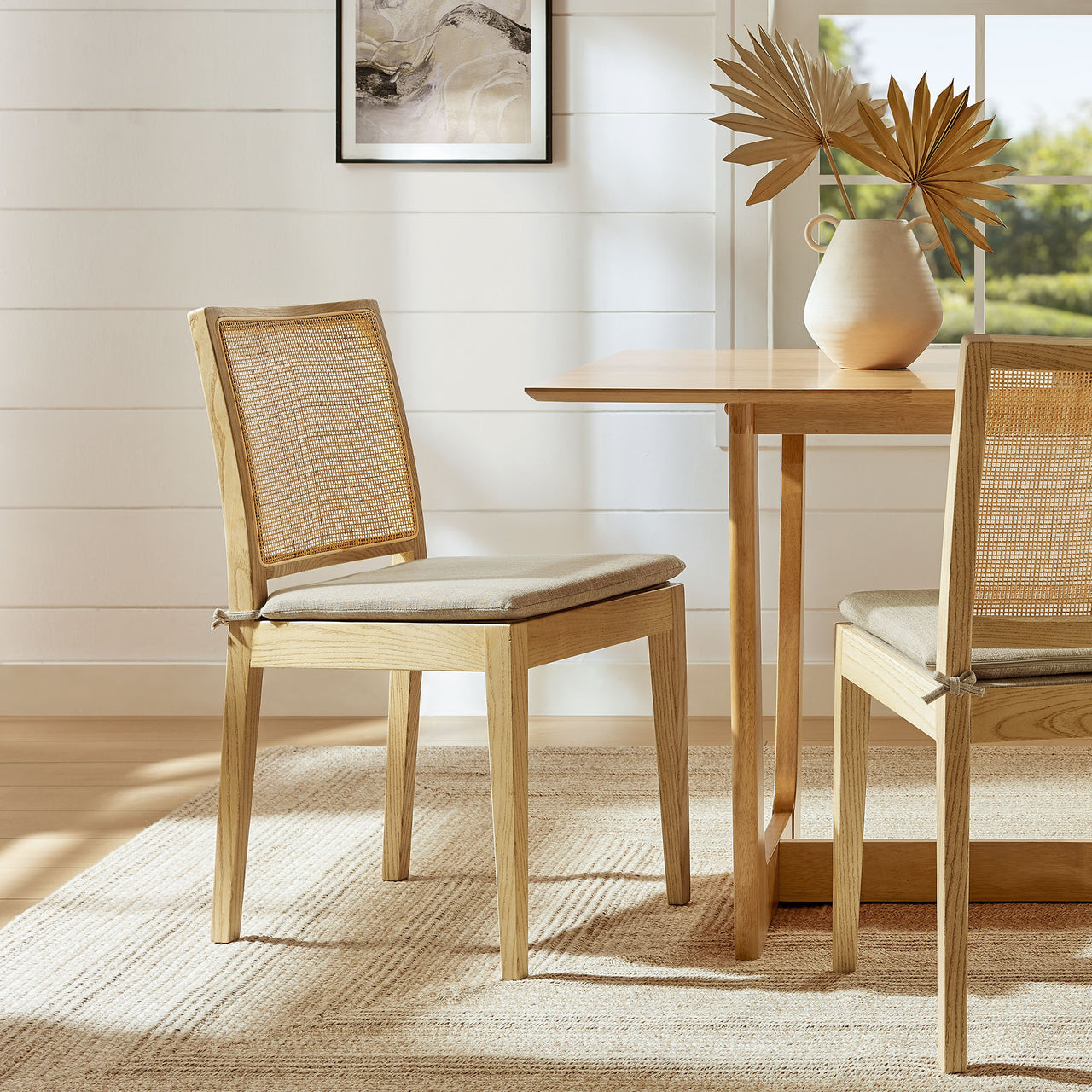 Chespike Dining Chair, Natural Wood