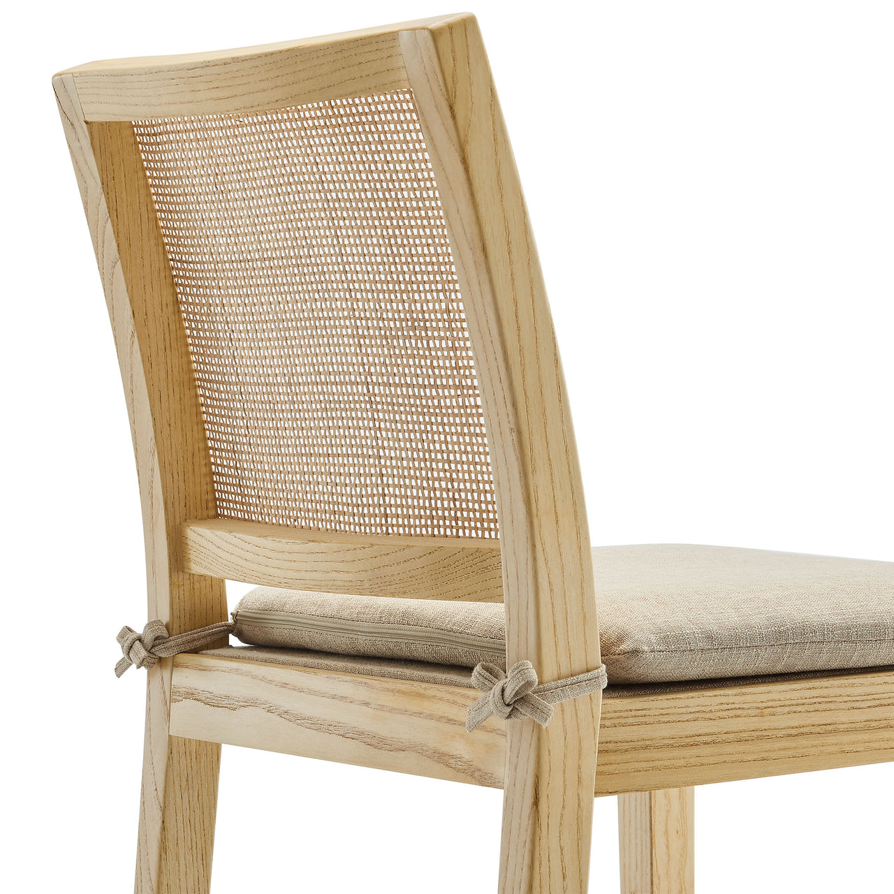 Chespike Bar Stool, Natural Wood