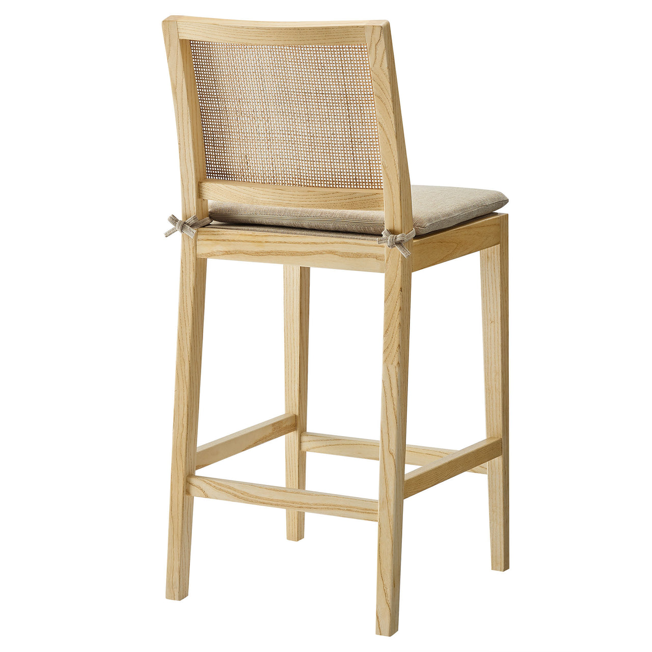 Chespike Counter Stool, Natural Wood