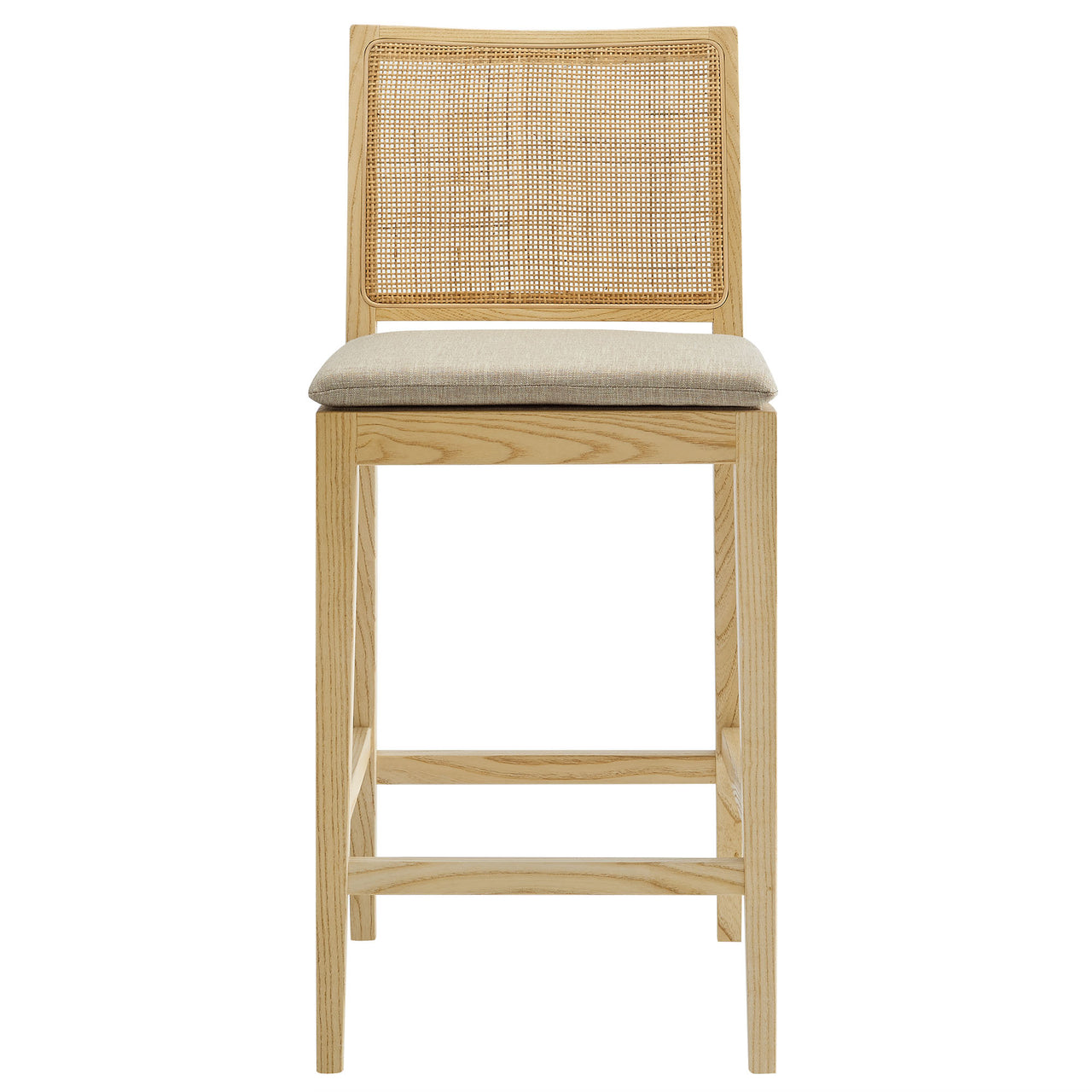 Chespike Counter Stool, Natural Wood