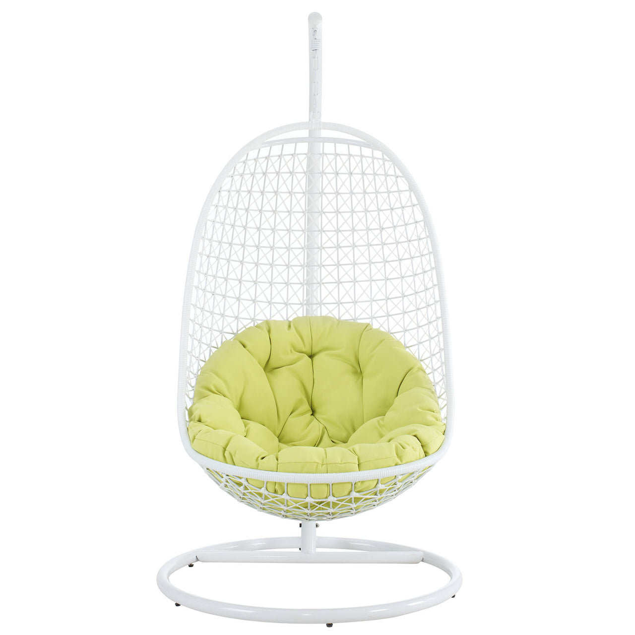 Encounter Swing Alfresco Fabric Lounge Chair, White