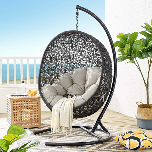 Chrysalis Swing Alfresco Lounge Chair, Beige