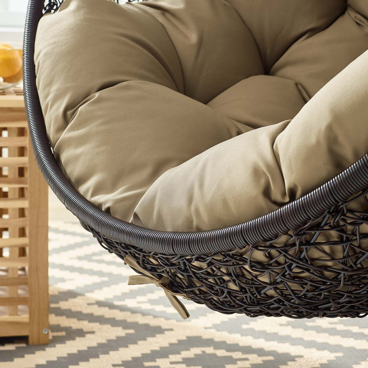 Chrysalis Swing Alfresco Lounge Chair, Mocha