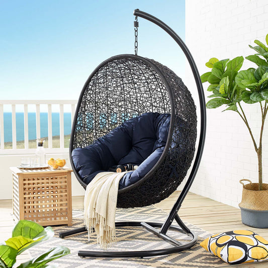 Chrysalis Swing Alfresco Lounge Chair, Navy