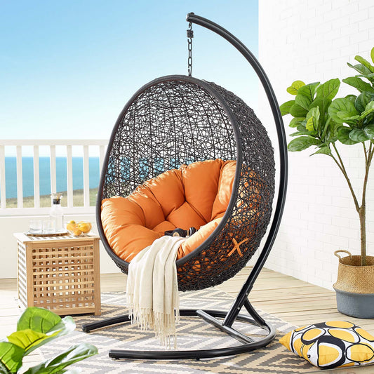 Chrysalis Swing Alfresco Lounge Chair, Orange