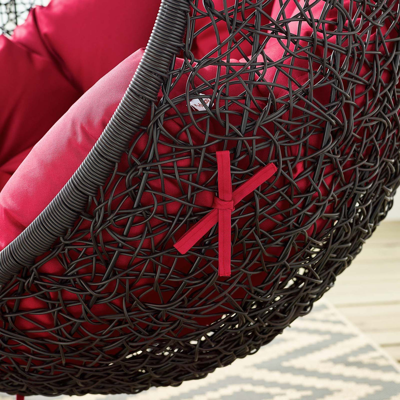Chrysalis Swing Alfresco Lounge Chair, Red